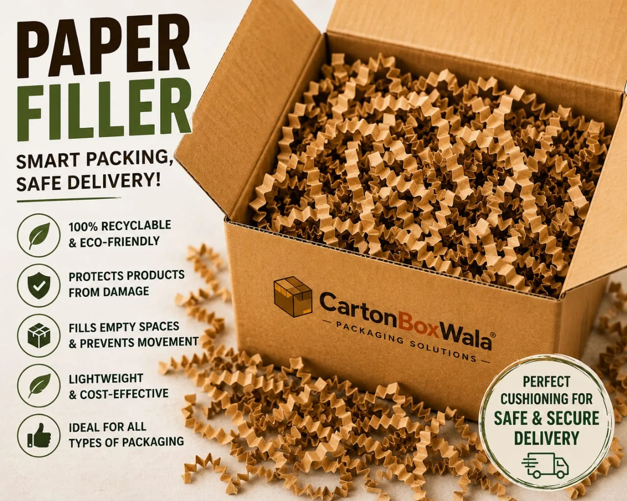 paper filler carton box in Delhi NCR